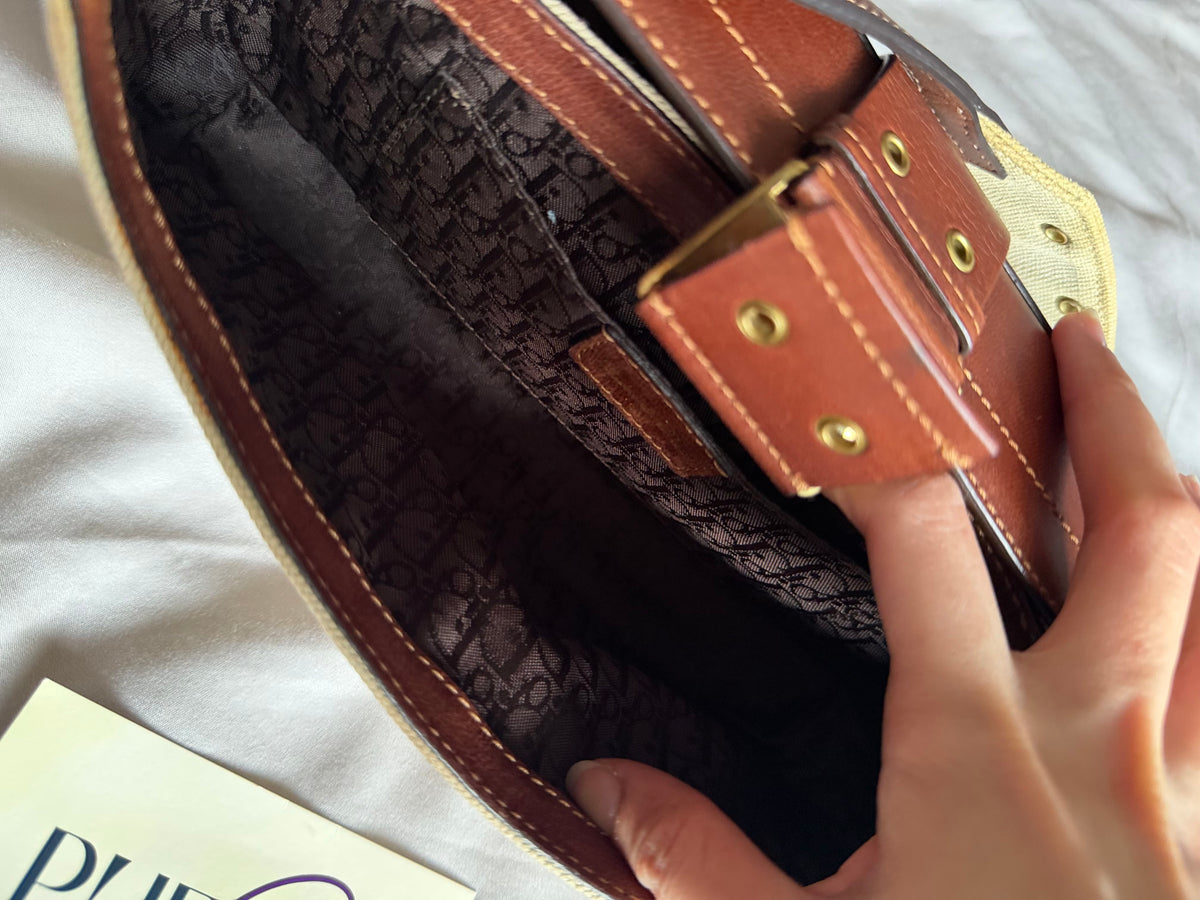Dior Street Chic Brown Canvas