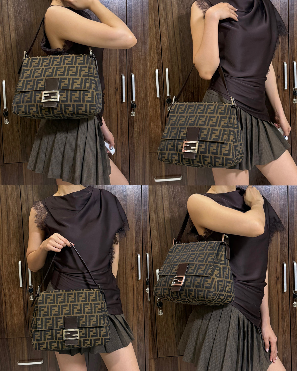Fendi Zucca Mamma Forever Baguette