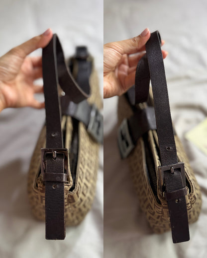 Fendi Zucchino East West Baguette