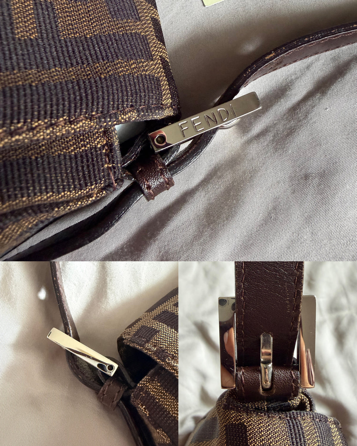 Fendi Zucca Mamma Forever Baguette