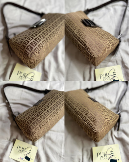 Fendi Zucchino East West Baguette