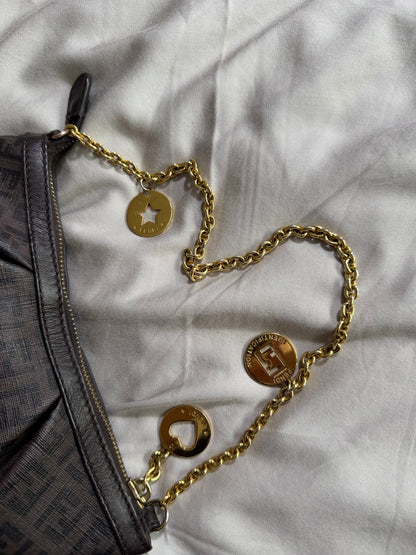 Fendi Zucchino Chain Pochette