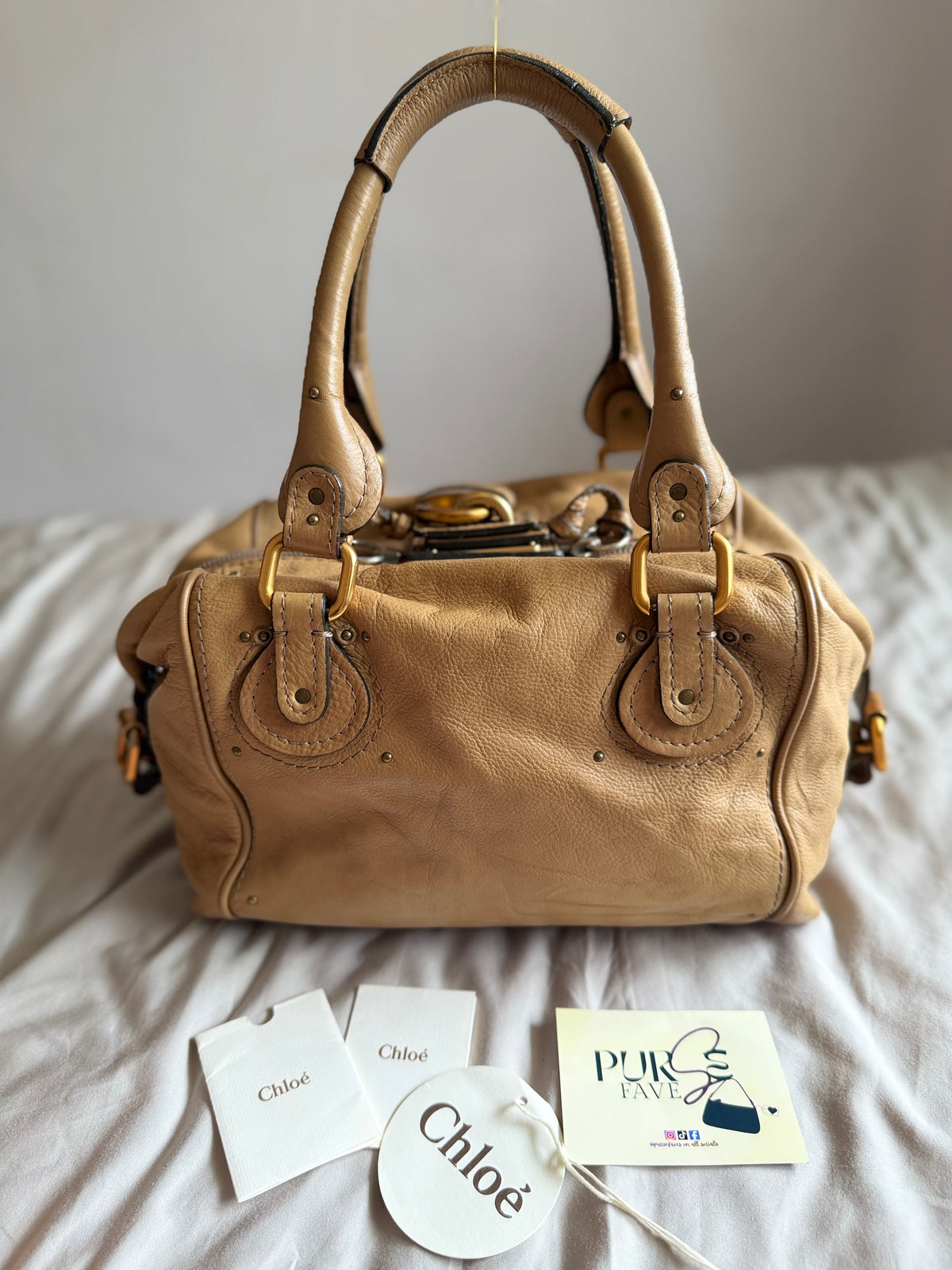 Chloé Paddington Front Pocket Satchel