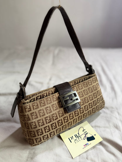 Fendi Zucchino East West Baguette