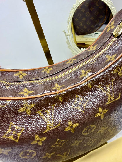 Authentic LOUIS VUITTON Croissant MM Canvas Monogram Hobo Shoulder Bag
