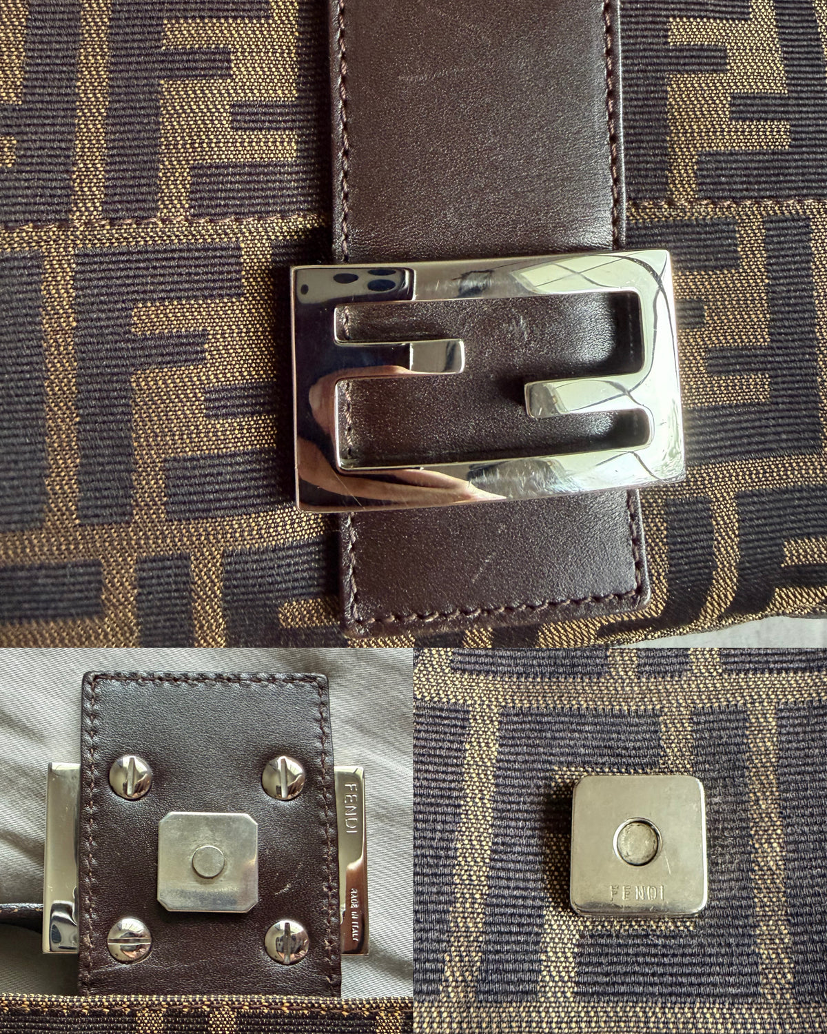 Fendi Zucca Mamma Forever Baguette