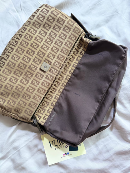 Fendi Zucchino East West Baguette