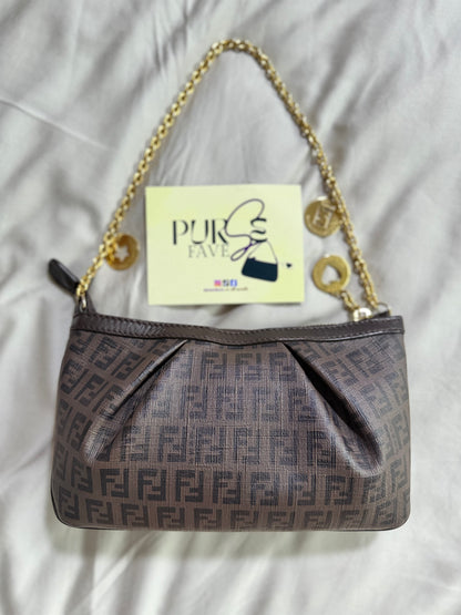 Fendi Zucchino Chain Pochette