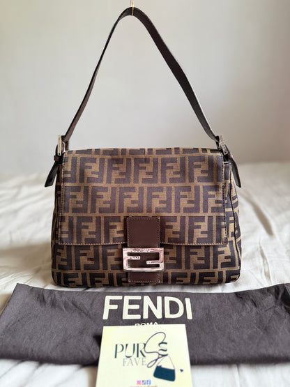 Fendi Zucca Mamma Forever Baguette