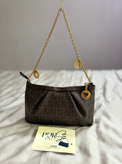 Fendi Zucchino Chain Pochette