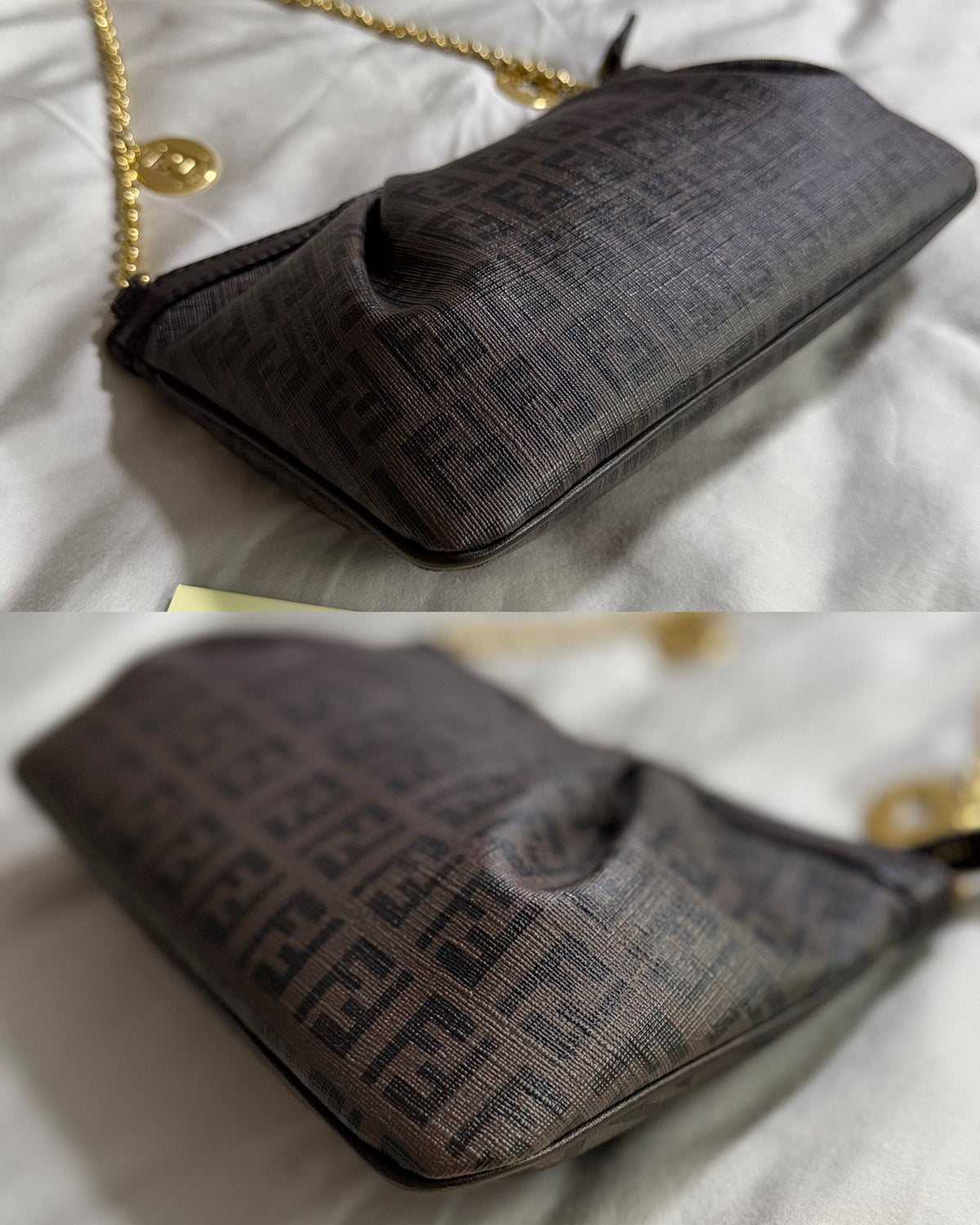 Fendi Zucchino Chain Pochette