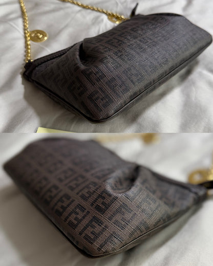 Fendi Zucchino Chain Pochette