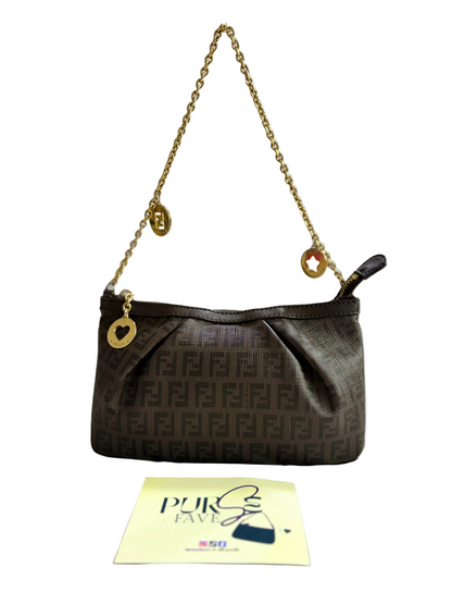 Fendi Zucchino Chain Pochette