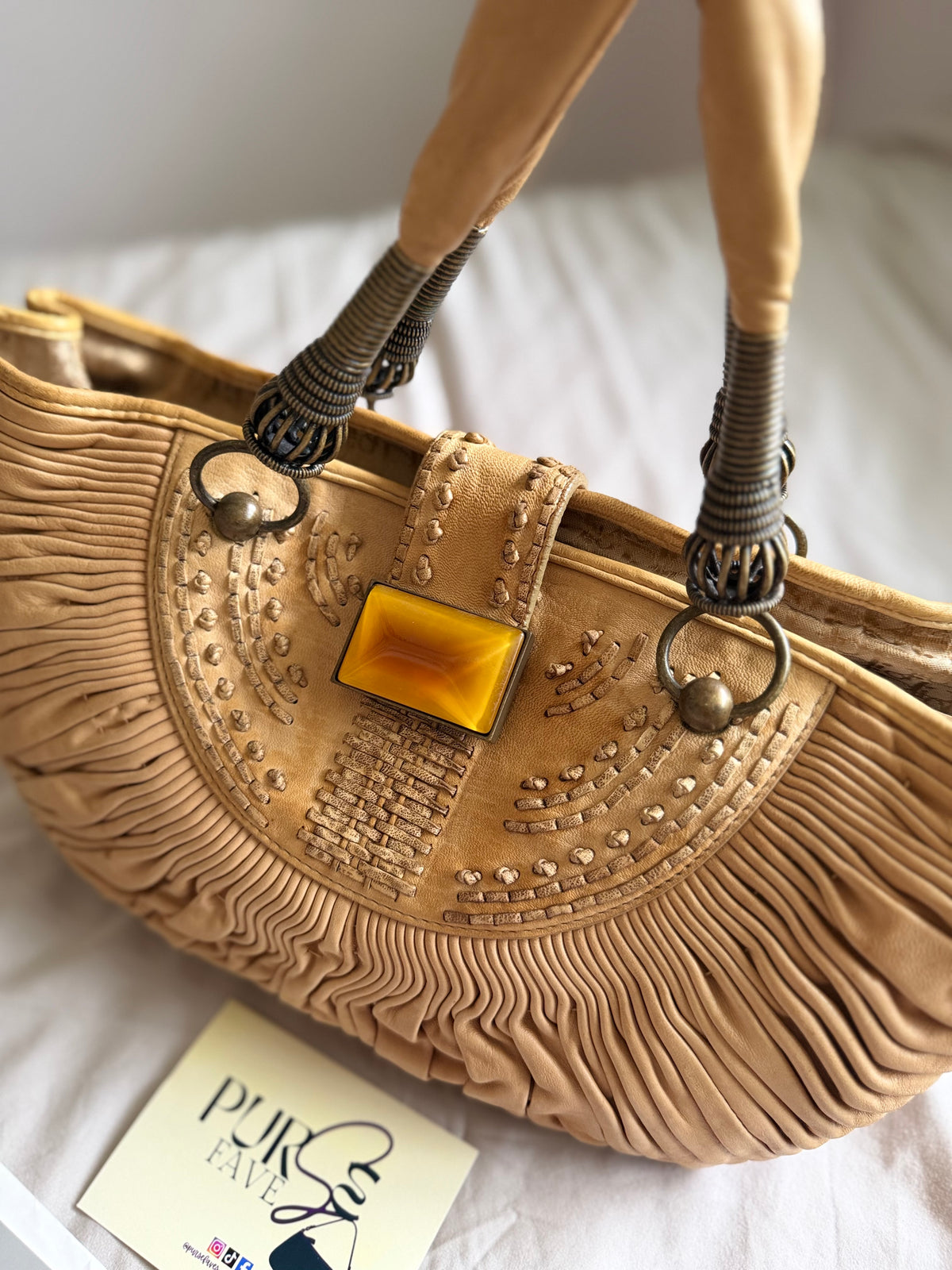 Dior x Sharon Stone Pleated Plisse