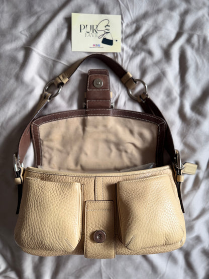 Coach Soho Pebbled Double Pocket