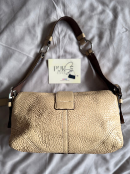 Coach Soho Pebbled Double Pocket