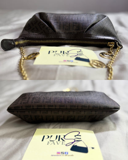 Fendi Zucchino Chain Pochette