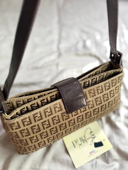 Fendi Zucchino East West Baguette