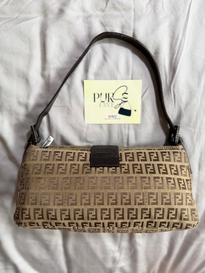 Fendi Zucchino East West Baguette