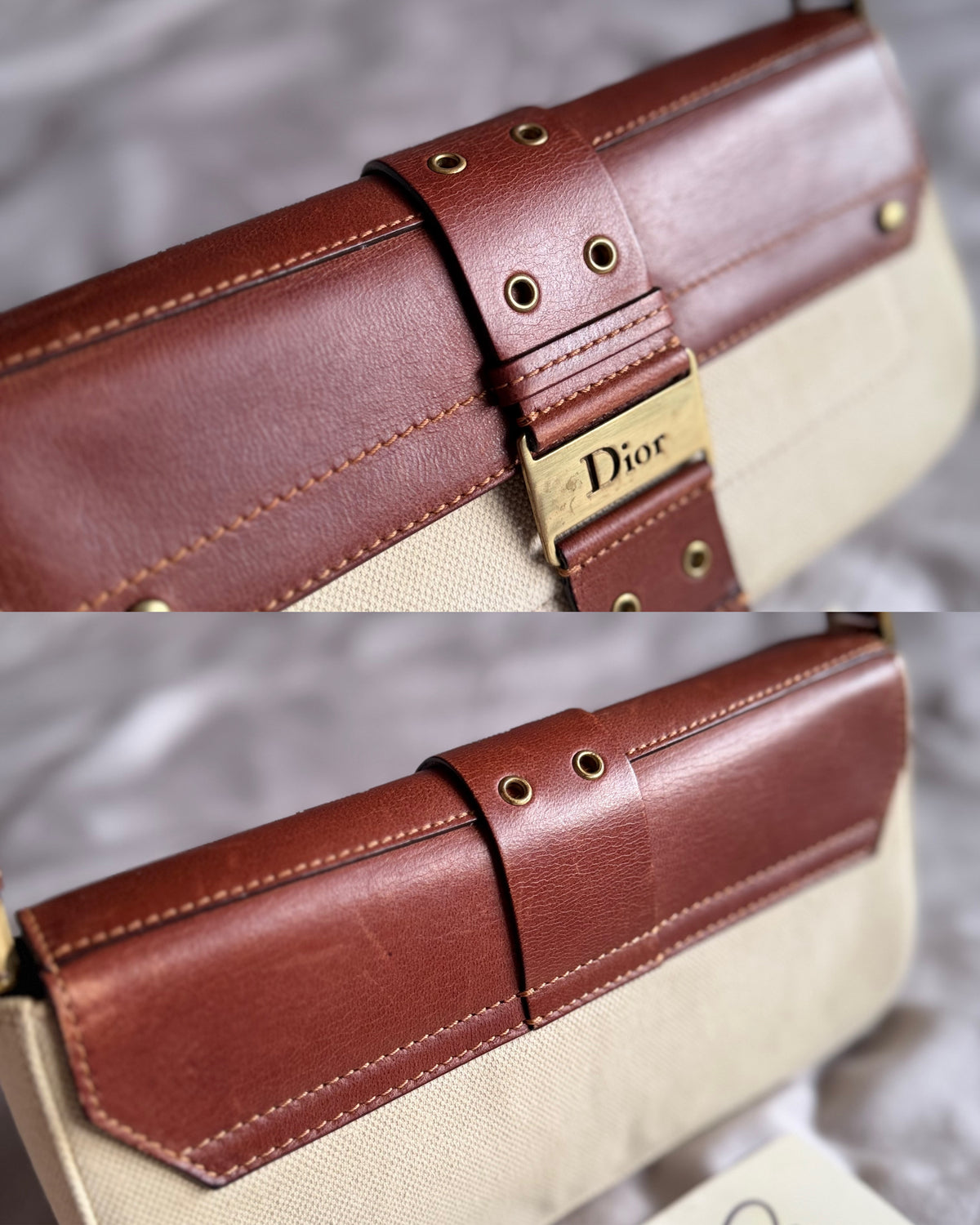 Dior Street Chic Brown Canvas