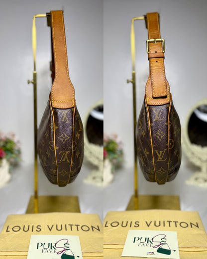 Authentic LOUIS VUITTON Croissant MM Canvas Monogram Hobo Shoulder Bag