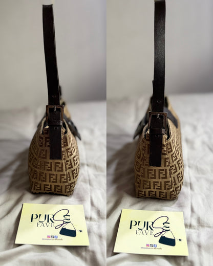 Fendi Zucchino East West Baguette