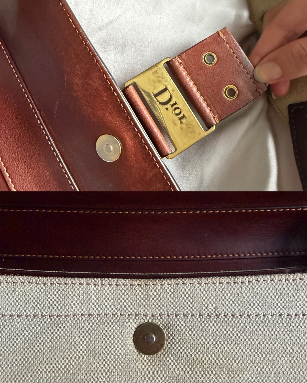 Dior Street Chic Brown Canvas