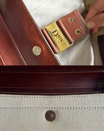 Dior Street Chic Brown Canvas