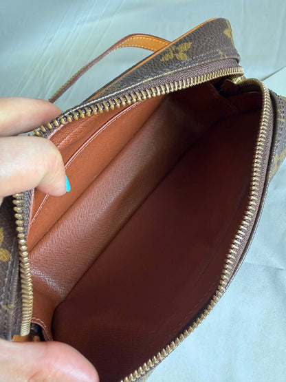 Authentic LOUIS VUITTON Pochette Cité Brown Monogram Canvas Shoulder Bag