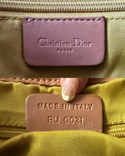 Authentic Vintage Christian Dior by John Galliano Double Saddle Denim Bag