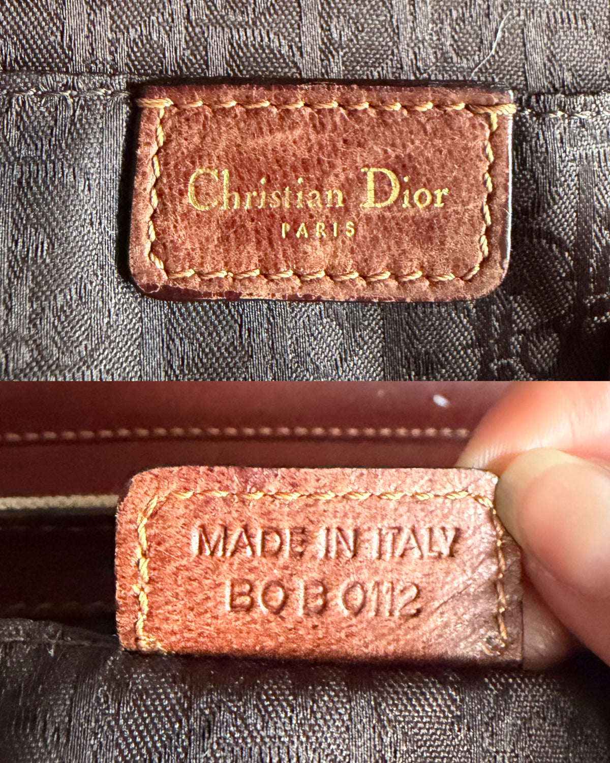 Dior Street Chic Brown Canvas