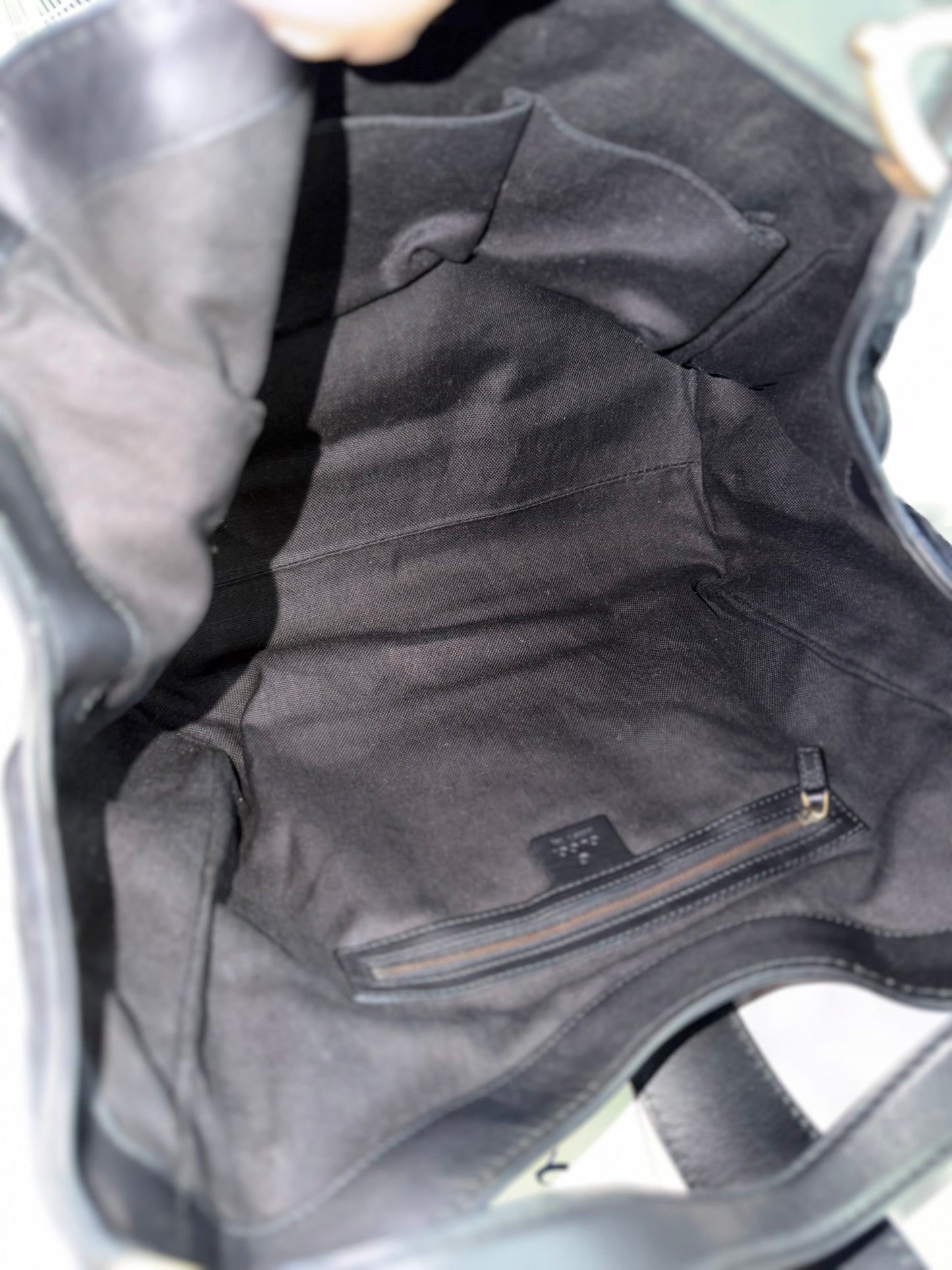 Authentic GUCCI Brocade Black Nubuck & Suede Soft Horsebit Stirrup Tote
