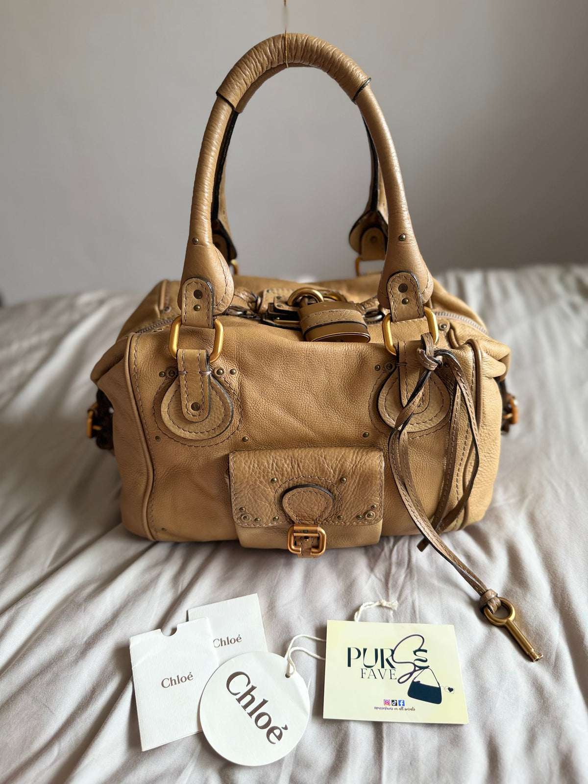 Chloé Paddington Front Pocket Satchel