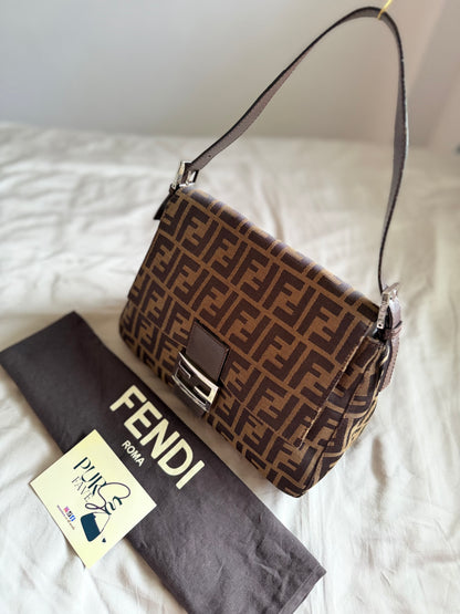 Fendi Zucca Mamma Forever Baguette