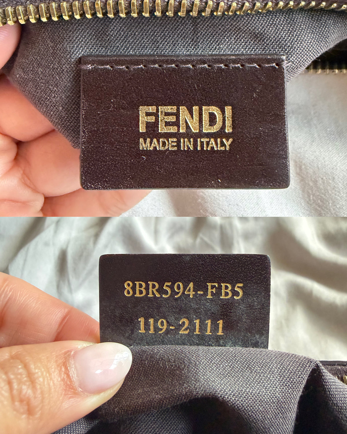 Fendi Zucchino Chain Pochette