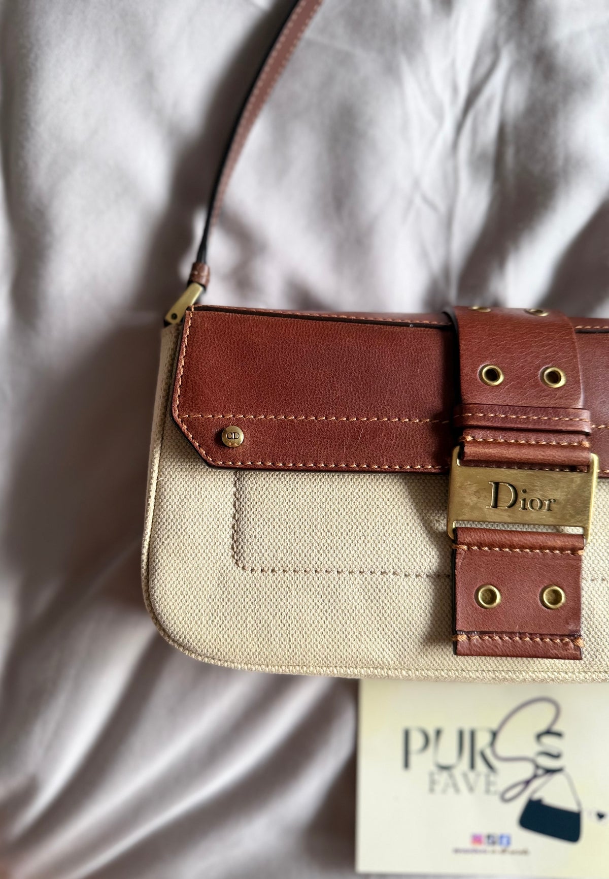 Dior Street Chic Brown Canvas