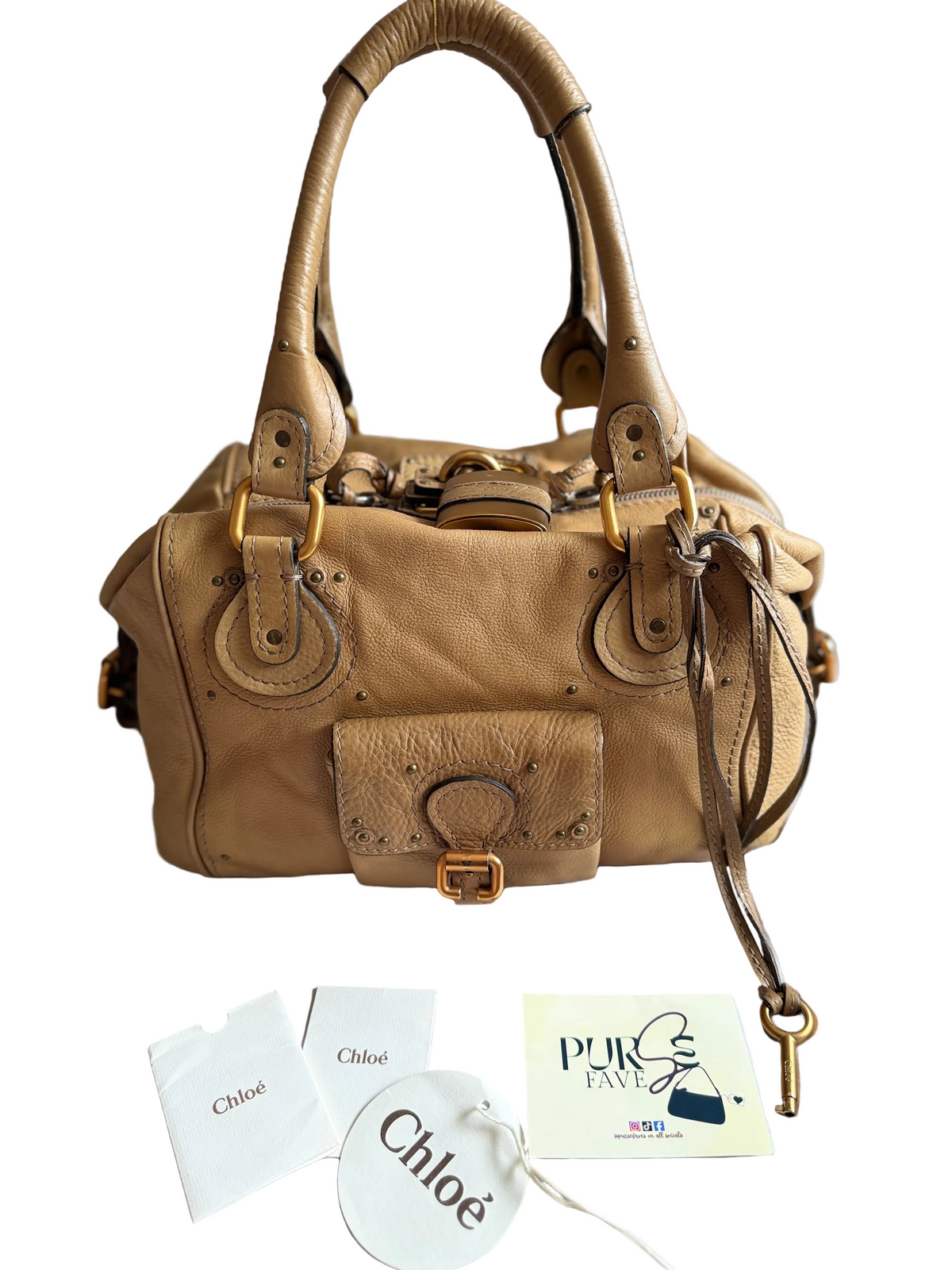 Chloé Paddington Front Pocket Satchel