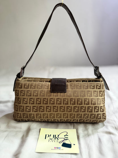Fendi Zucchino East West Baguette