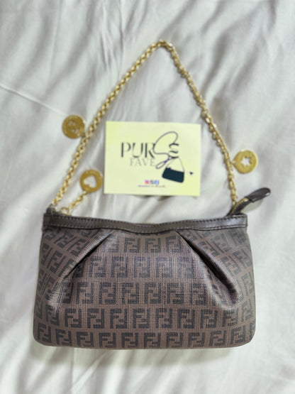 Fendi Zucchino Chain Pochette
