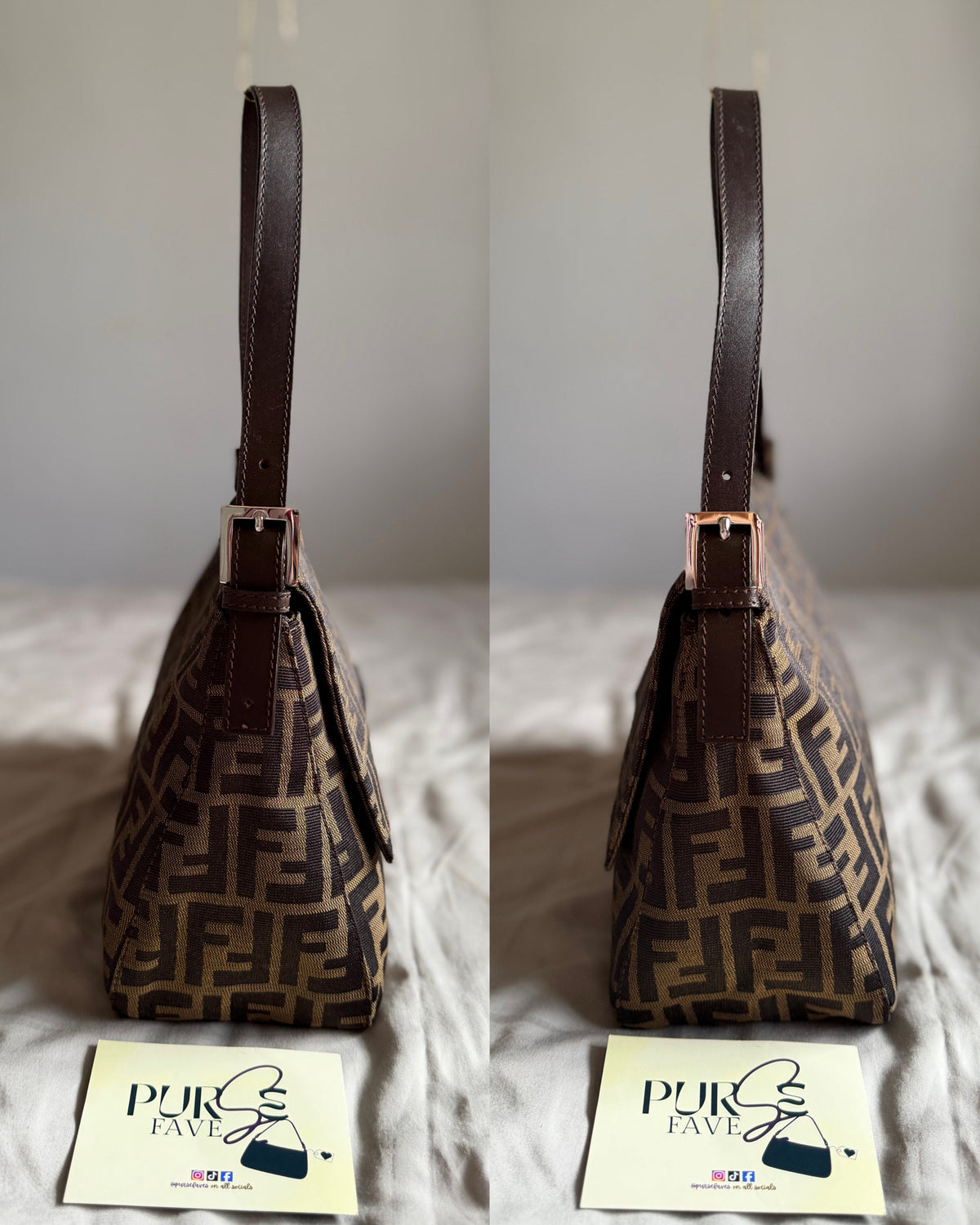 Fendi Zucca Mamma Forever Baguette