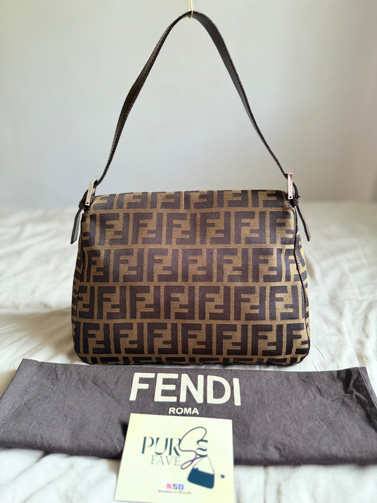 Fendi Zucca Mamma Forever Baguette