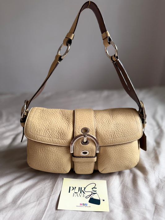 Coach Soho Pebbled Double Pocket
