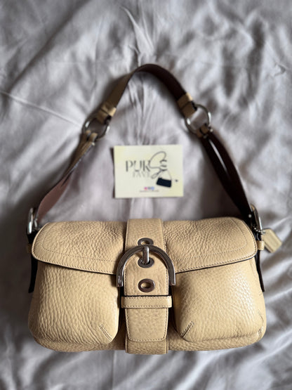Coach Soho Pebbled Double Pocket