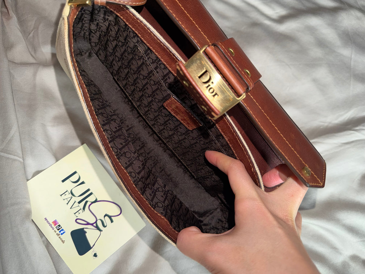 Dior Street Chic Brown Canvas