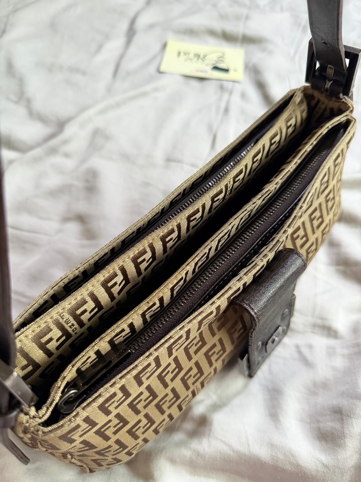 Fendi Zucchino East West Baguette