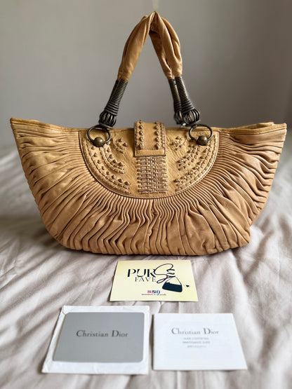 Dior x Sharon Stone Pleated Plisse