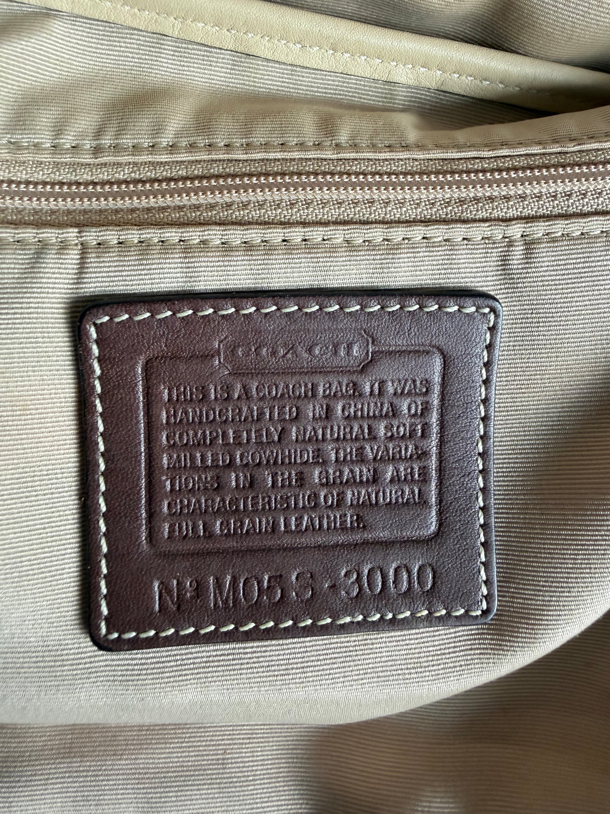 Coach Soho Pebbled Double Pocket