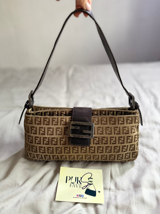 Fendi Zucchino East West Baguette