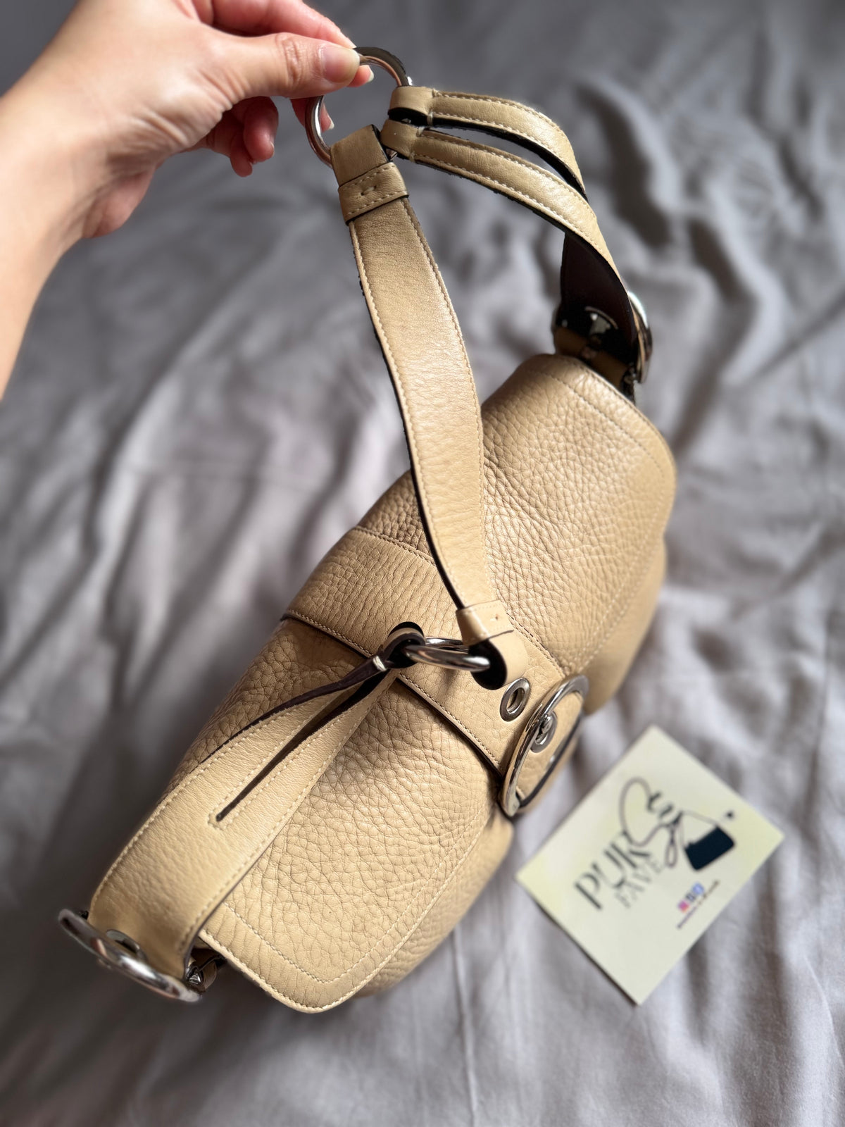 Coach Soho Pebbled Double Pocket