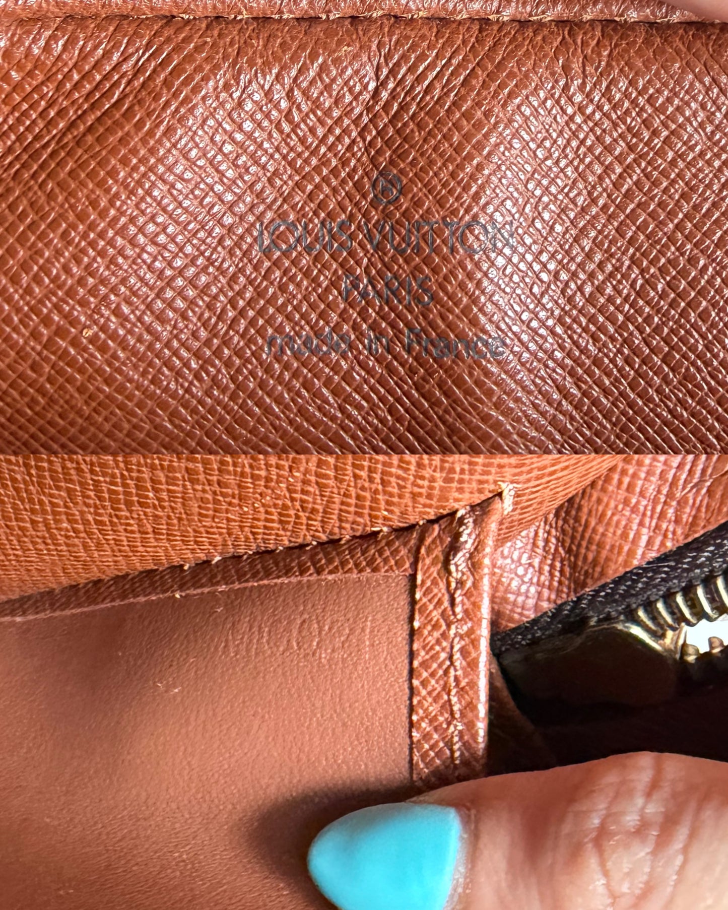 Authentic LOUIS VUITTON Pochette Cité Brown Monogram Canvas Shoulder Bag